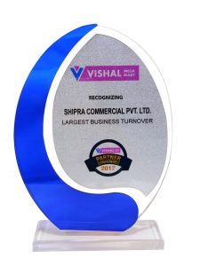 Shipra Preferred Partner Award from V Mart in 2017